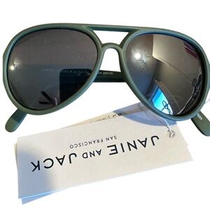 Janie and Jack boys olive green sunglasses NEW